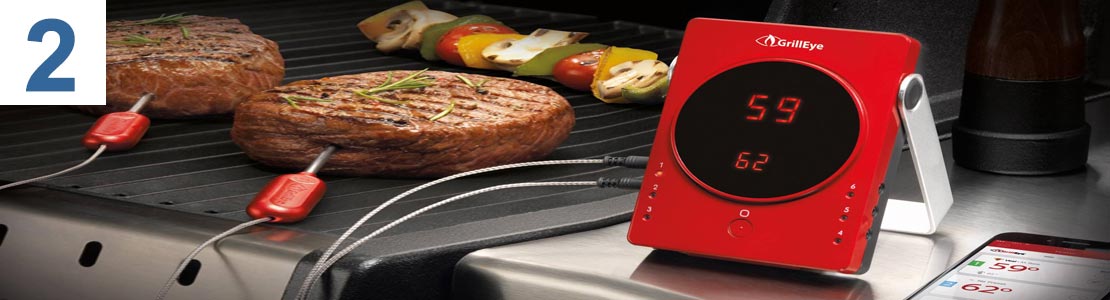GrillEye Grill Thermometer Bluetooth GrillEye Grill Thermometer Bluetooth