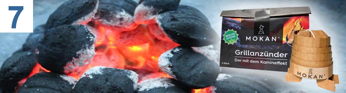 Mokan Grillanzünder 1er-Pack (5 Stück) Mokan Grillanzünder 1er-Pack (5 Stück)