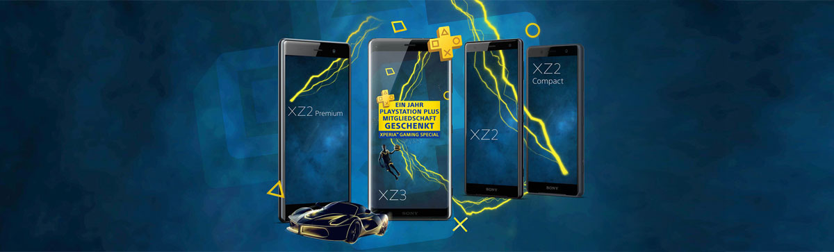Sichere dir jetzt das Plus an Entertainment mit den neuen Xperia™ Premium-Geräten und eine PlayStation Plus Jahresmitgliedschaft für deine PlayStation 4. Sichere dir jetzt das Plus an Entertainment mit den neuen Xperia™ Premium-Geräten und eine PlayStation Plus Jahresmitgliedschaft für deine PlayStation 4.