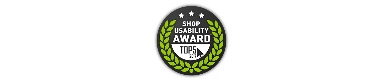 cw-mobile.de unter den Top 5* Onlineshops beim Shop Usability Award 2017 