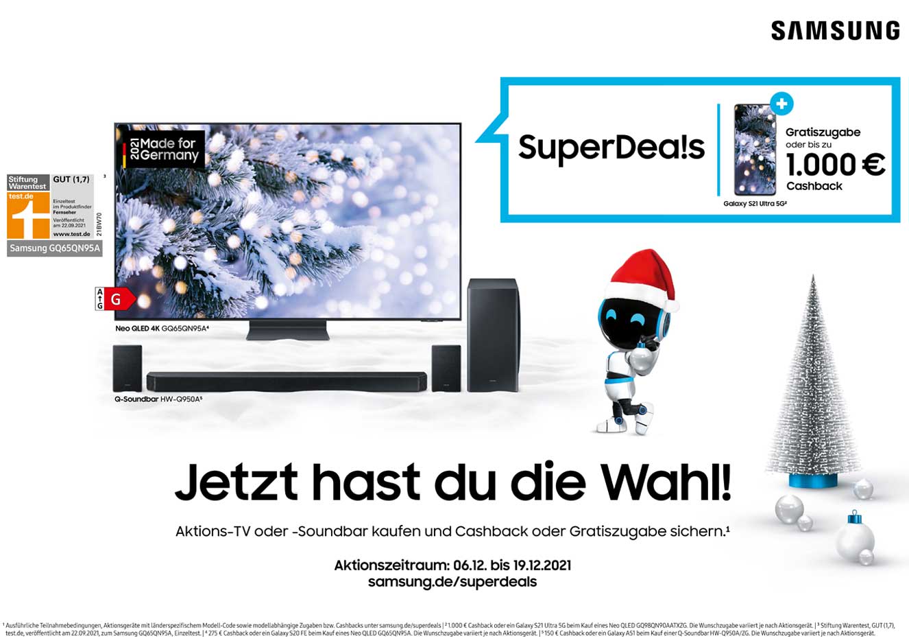 Samsung Cashback Aktion
