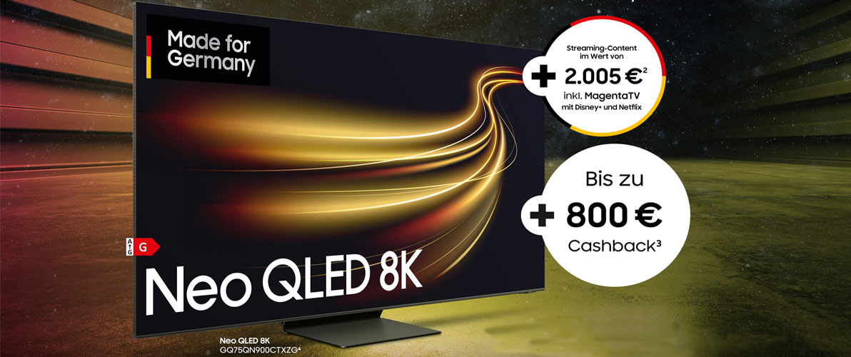 Samsung 8K Deals jetzt bei cw-mobile entdecken! 