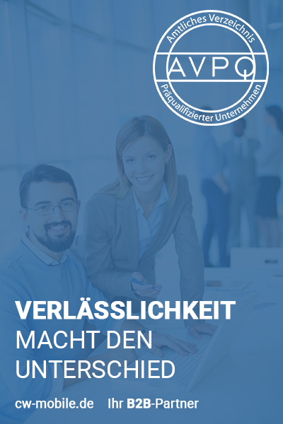 Amtliche Verzeichnis präqualifizierter Unternehmen für den Liefer- und Dienstleistungsbereich (AVPQ) - cw-mobile.de