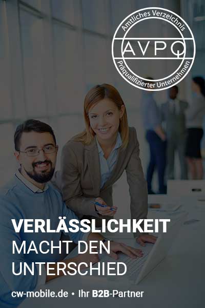 Amtliche Verzeichnis präqualifizierter Unternehmen für den Liefer- und Dienstleistungsbereich (AVPQ) - cw-mobile.de