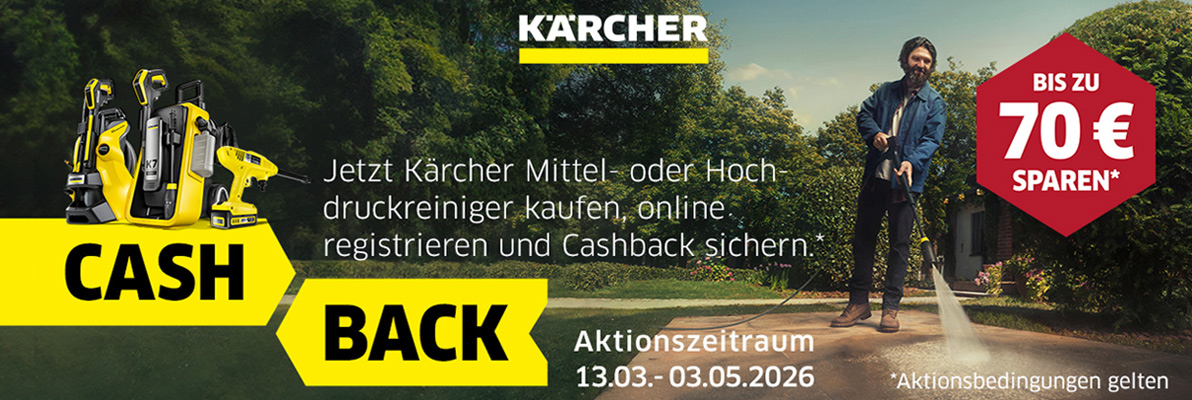 Kärcher Cashback Aktion bei cw-mobile